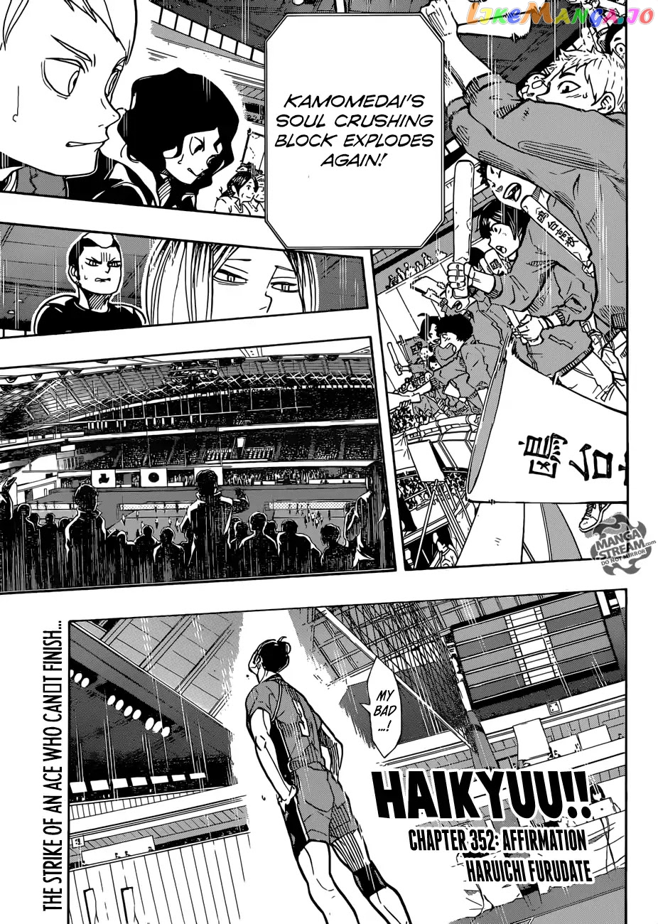 Haikyuu!!, Chapter 352 image 01